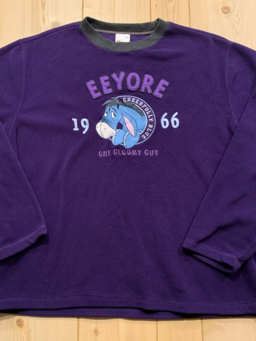 Vintage Y2K Disney Store Eeyore One Gloomy Guy 1966 Winnie The Pooh Sweater L